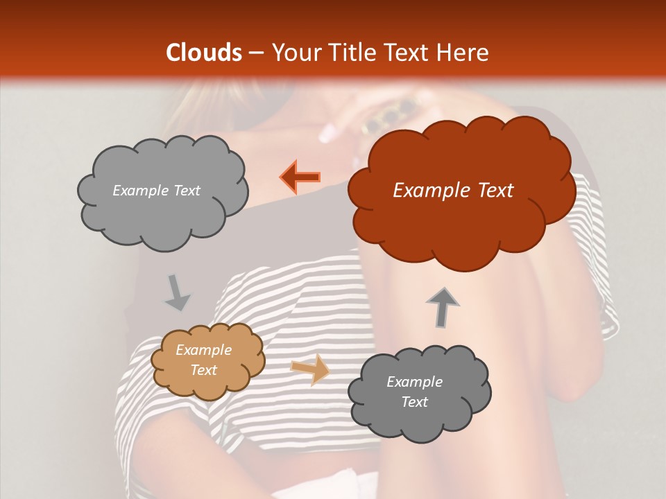 Happy Group Table PowerPoint Template