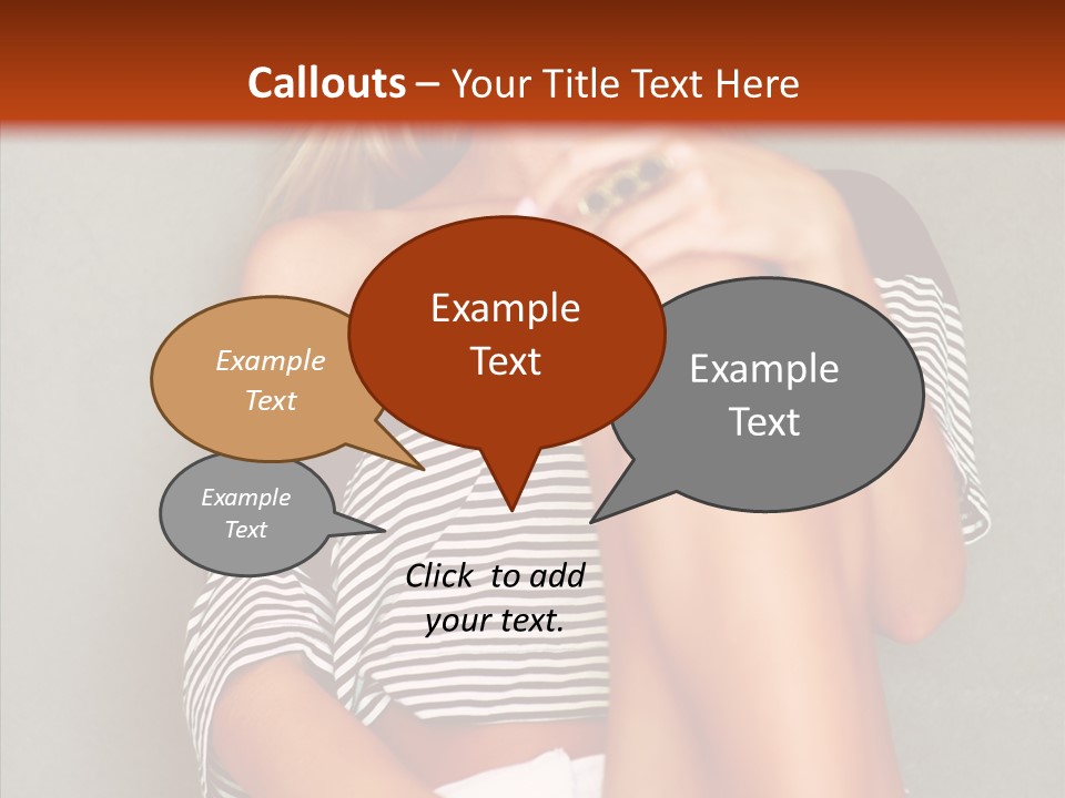 Happy Group Table PowerPoint Template