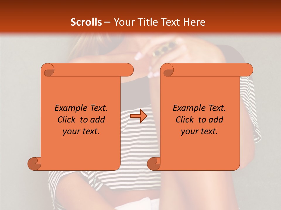Happy Group Table PowerPoint Template
