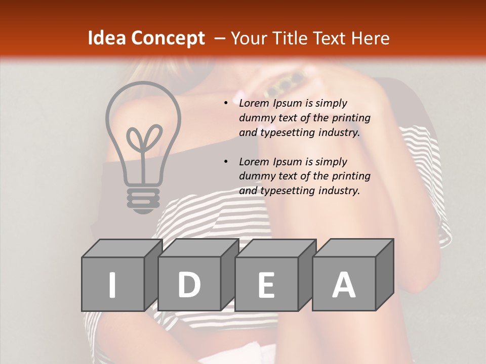 Happy Group Table PowerPoint Template