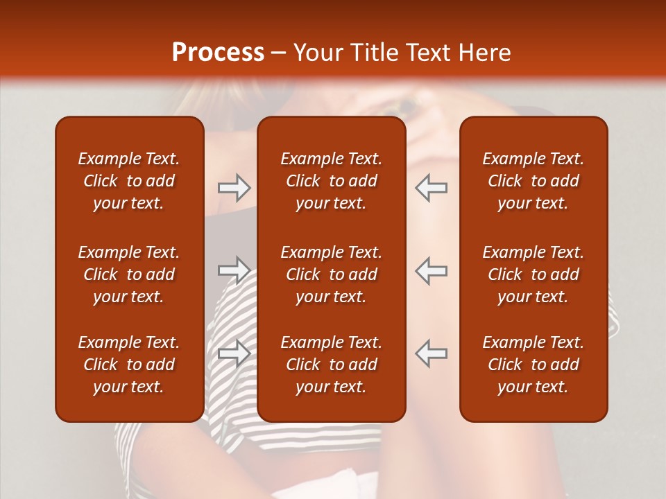 Happy Group Table PowerPoint Template