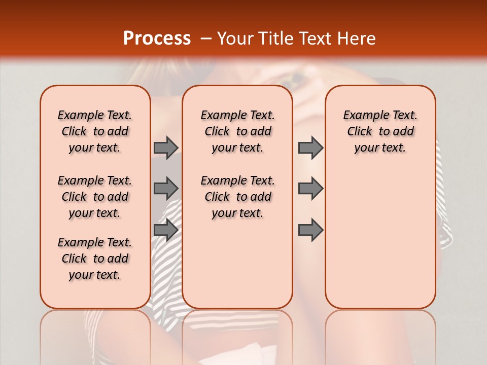 Happy Group Table PowerPoint Template
