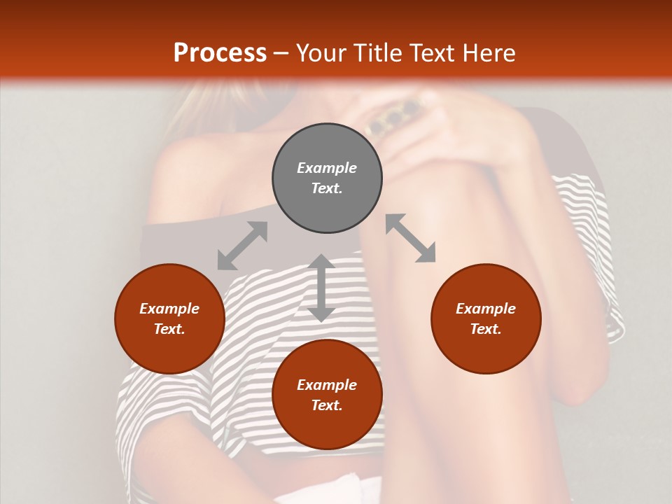 Happy Group Table PowerPoint Template