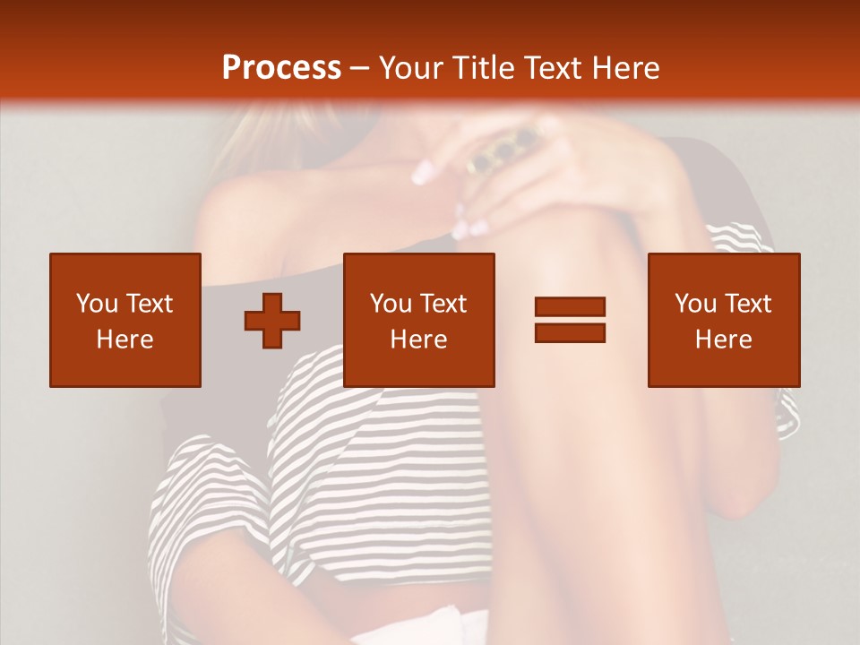 Happy Group Table PowerPoint Template