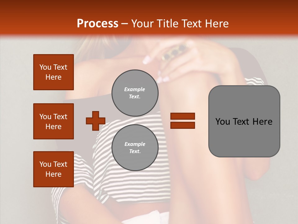 Happy Group Table PowerPoint Template