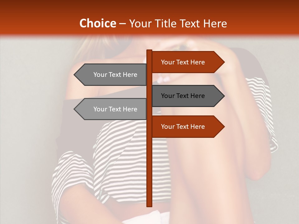 Happy Group Table PowerPoint Template