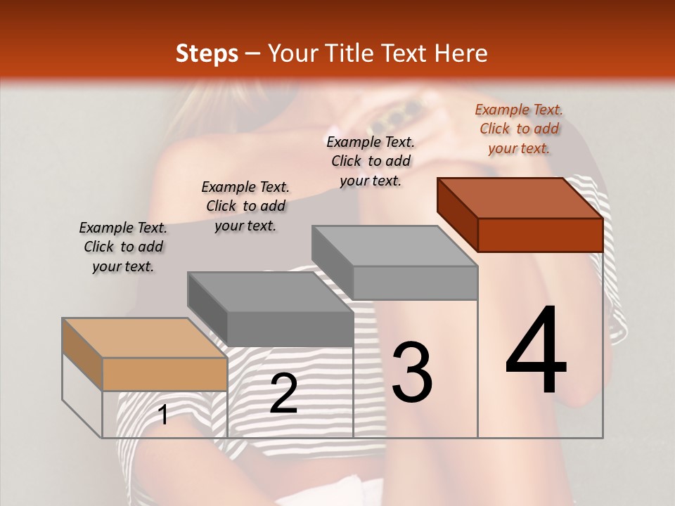 Happy Group Table PowerPoint Template