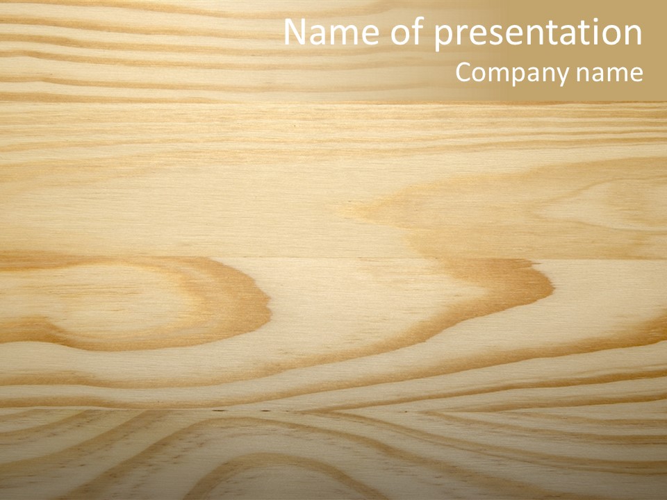 Texture Wooden Grain PowerPoint Template