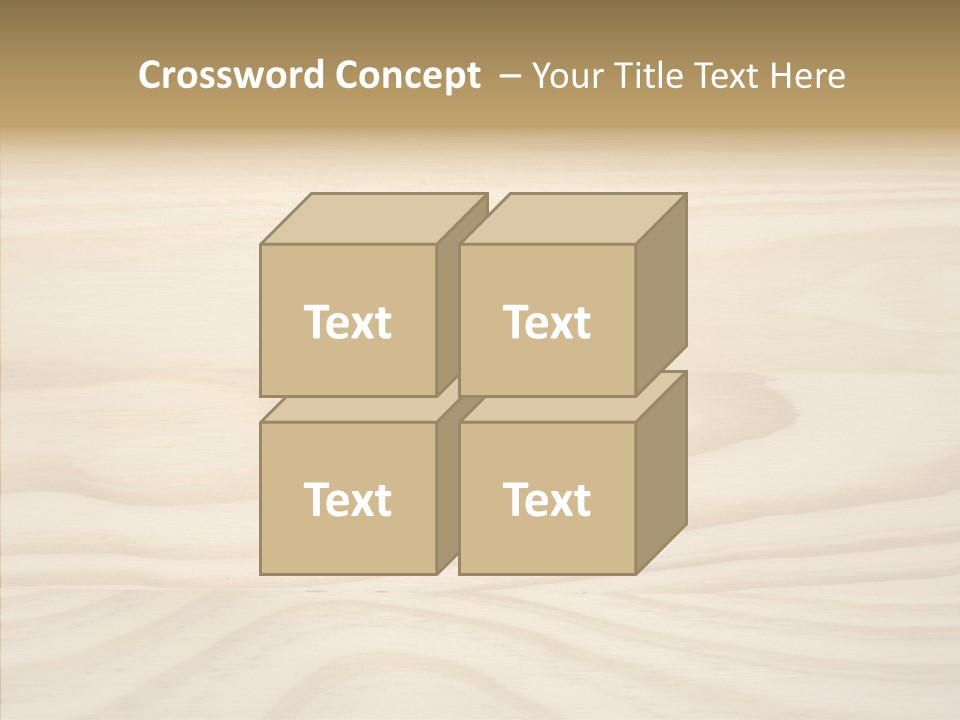 Texture Wooden Grain PowerPoint Template
