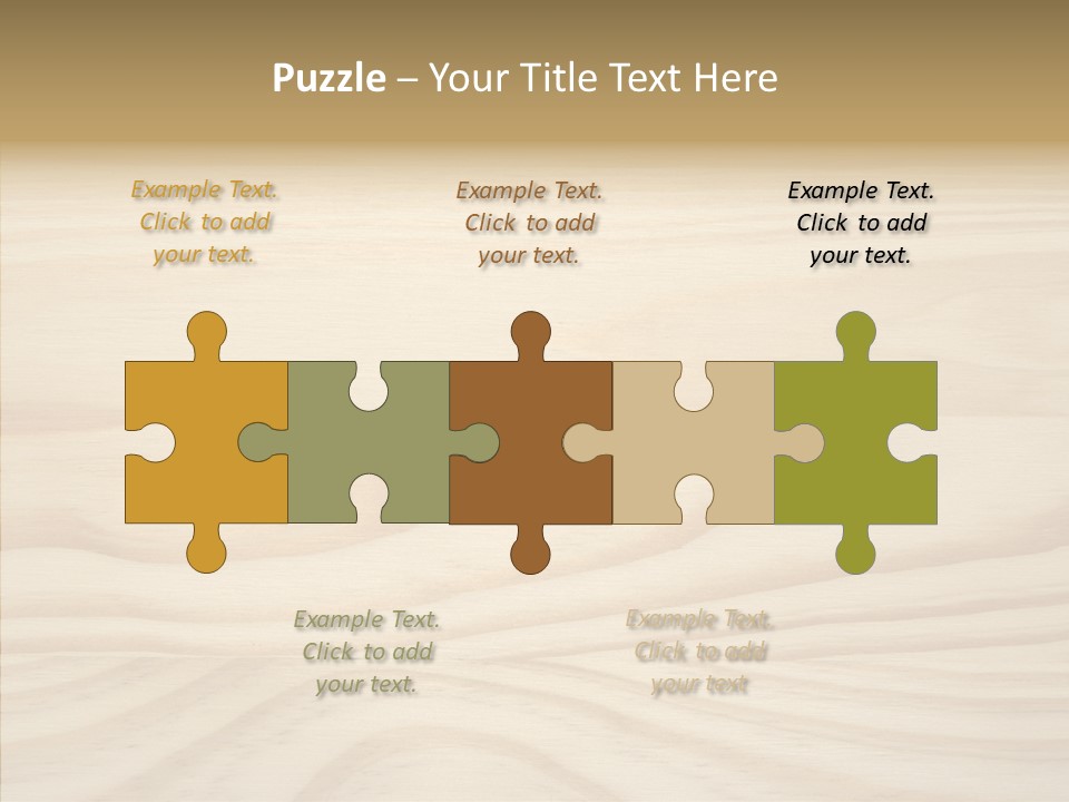 Texture Wooden Grain PowerPoint Template