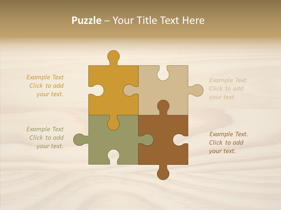 Texture Wooden Grain PowerPoint Template