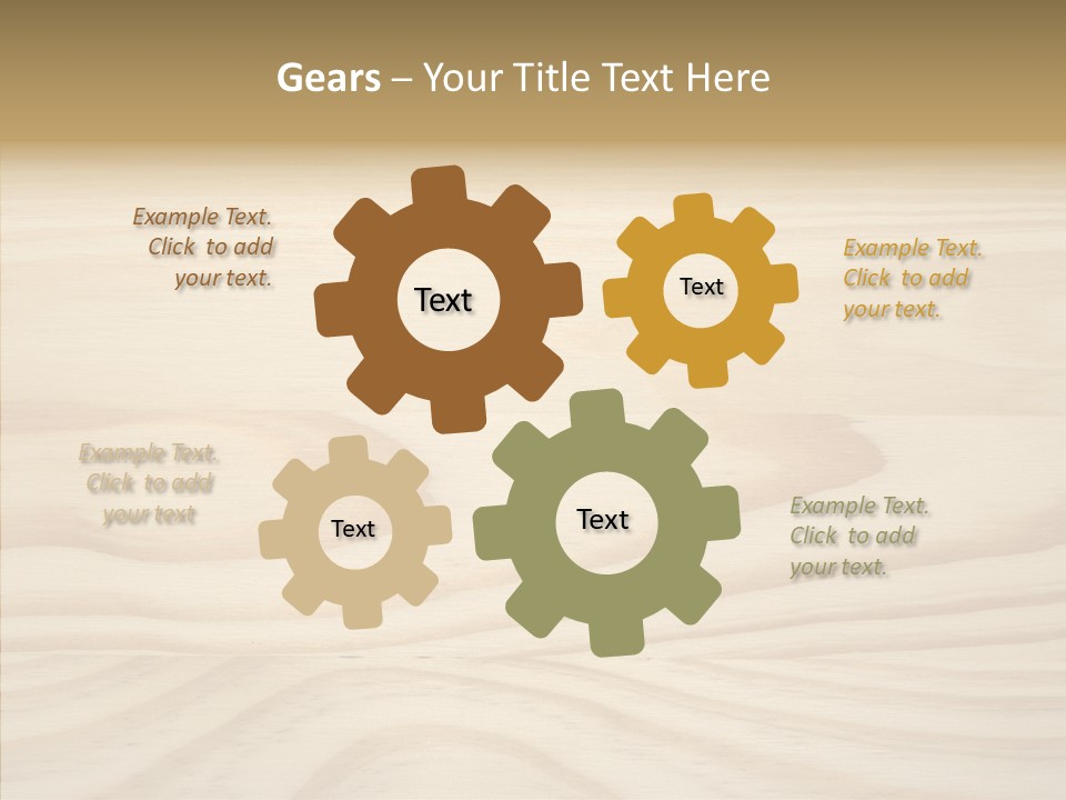 Texture Wooden Grain PowerPoint Template