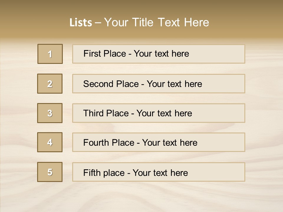 Texture Wooden Grain PowerPoint Template