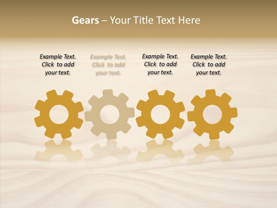 Texture Wooden Grain PowerPoint Template