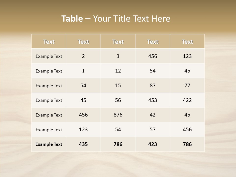 Texture Wooden Grain PowerPoint Template