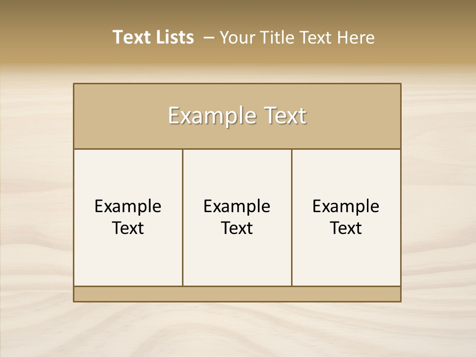 Texture Wooden Grain PowerPoint Template