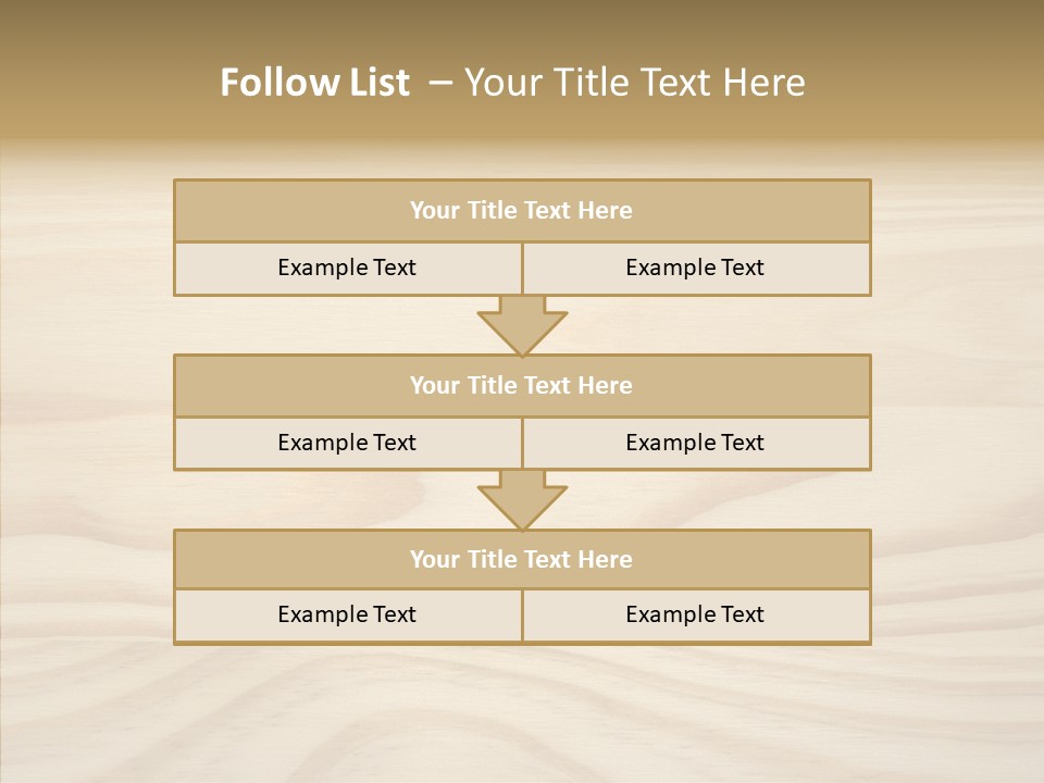 Texture Wooden Grain PowerPoint Template