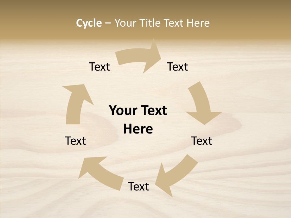 Texture Wooden Grain PowerPoint Template