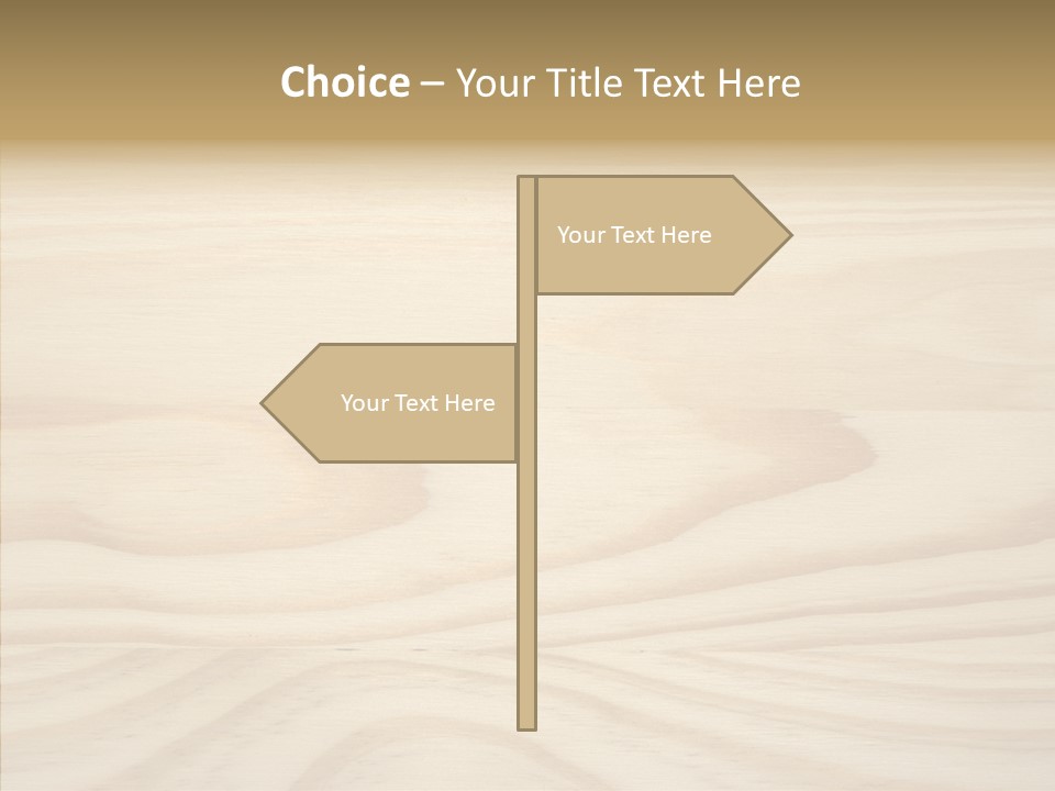 Texture Wooden Grain PowerPoint Template