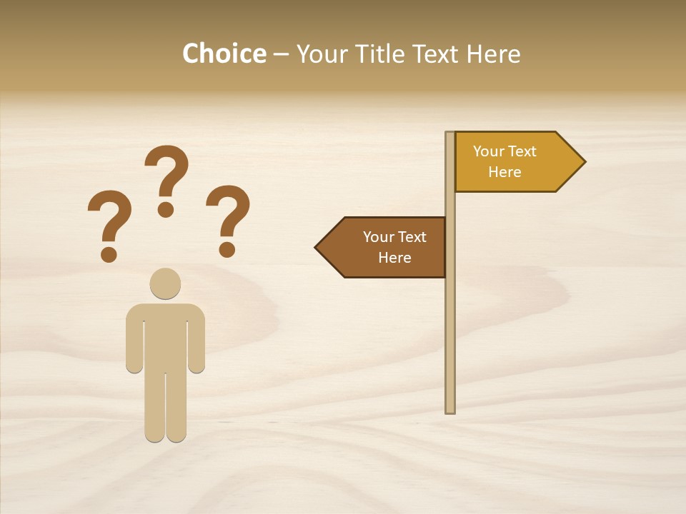 Texture Wooden Grain PowerPoint Template