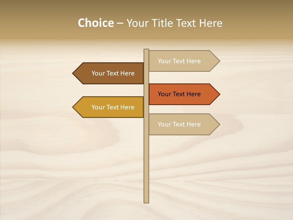 Texture Wooden Grain PowerPoint Template