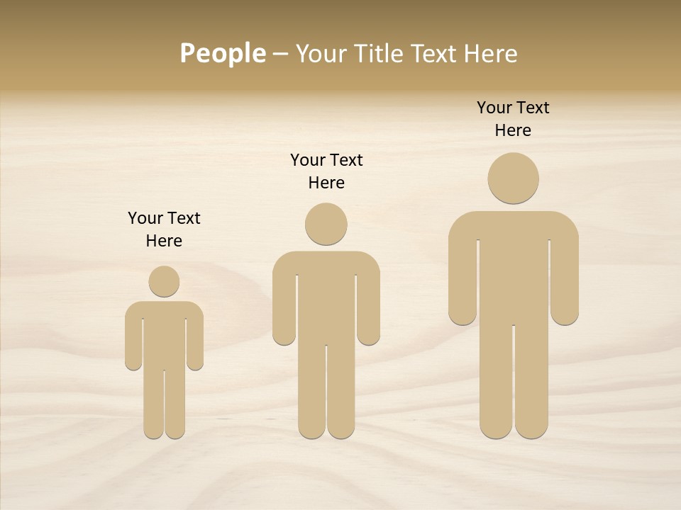 Texture Wooden Grain PowerPoint Template