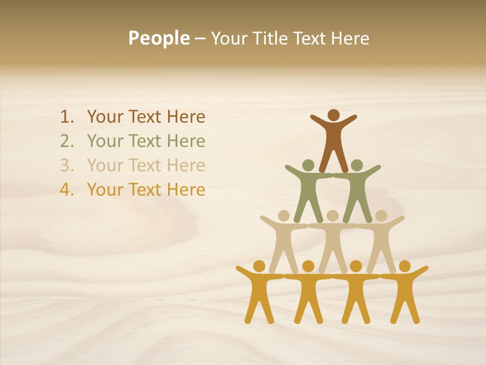 Texture Wooden Grain PowerPoint Template