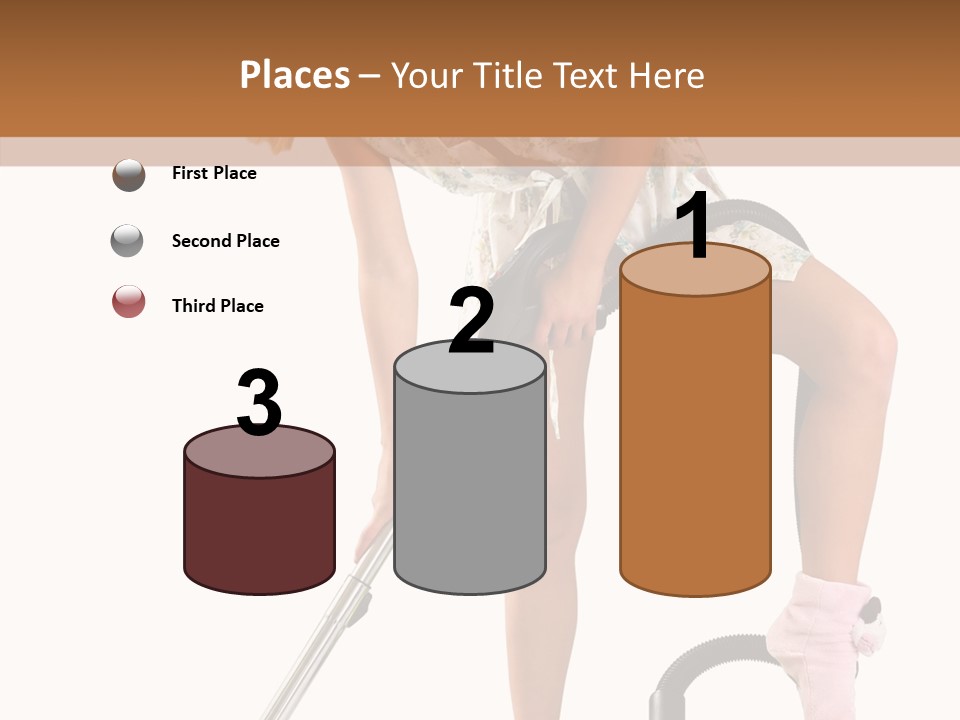 Ear Ring Remover Girl PowerPoint Template