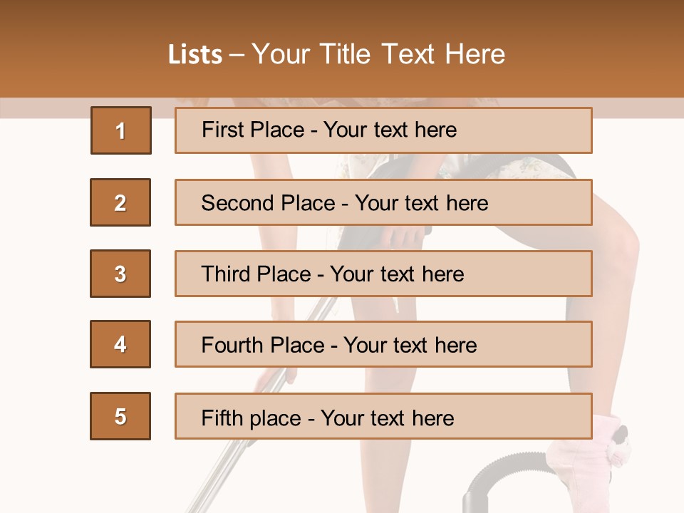 Ear Ring Remover Girl PowerPoint Template