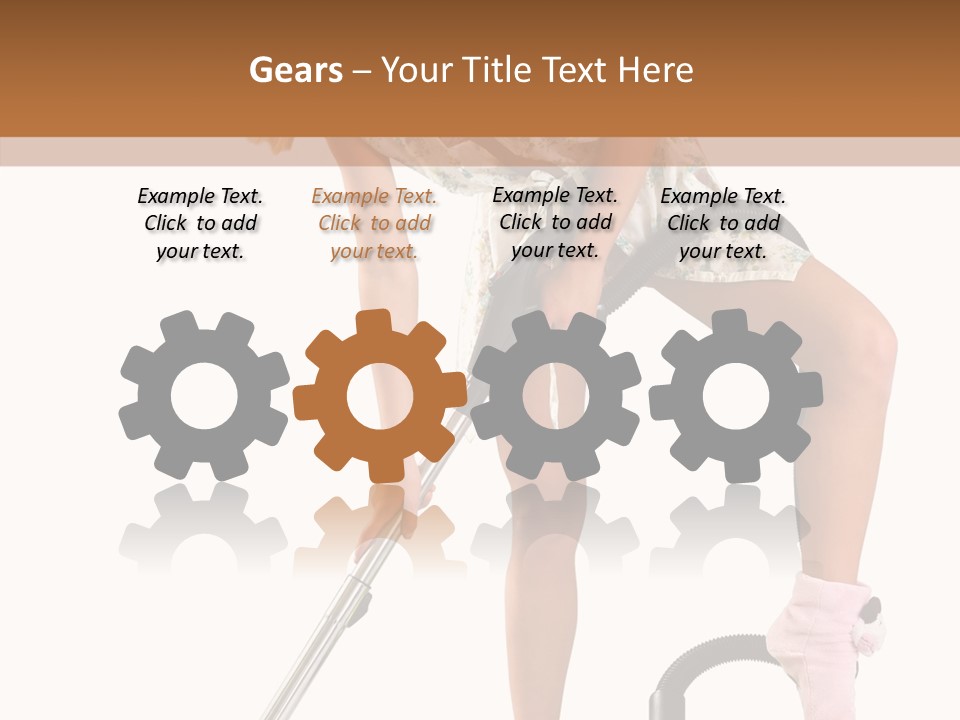 Ear Ring Remover Girl PowerPoint Template