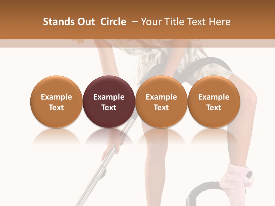 Ear Ring Remover Girl PowerPoint Template