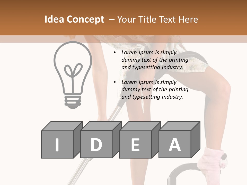 Ear Ring Remover Girl PowerPoint Template