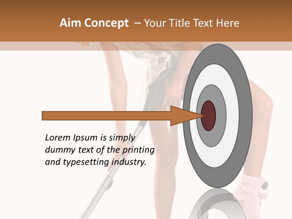 Ear Ring Remover Girl PowerPoint Template