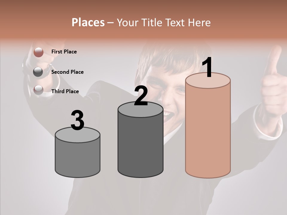 Fresh Lifestyle Model PowerPoint Template