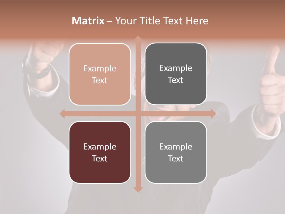 Fresh Lifestyle Model PowerPoint Template