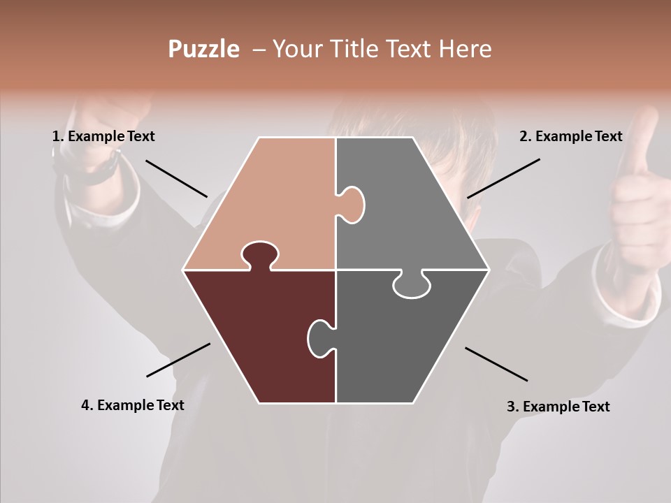 Fresh Lifestyle Model PowerPoint Template