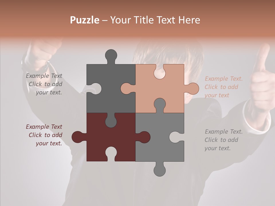 Fresh Lifestyle Model PowerPoint Template