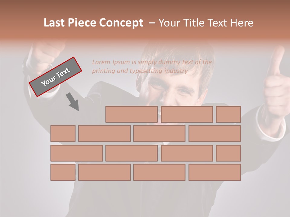 Fresh Lifestyle Model PowerPoint Template