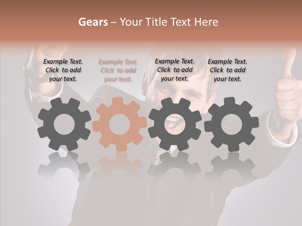 Fresh Lifestyle Model PowerPoint Template