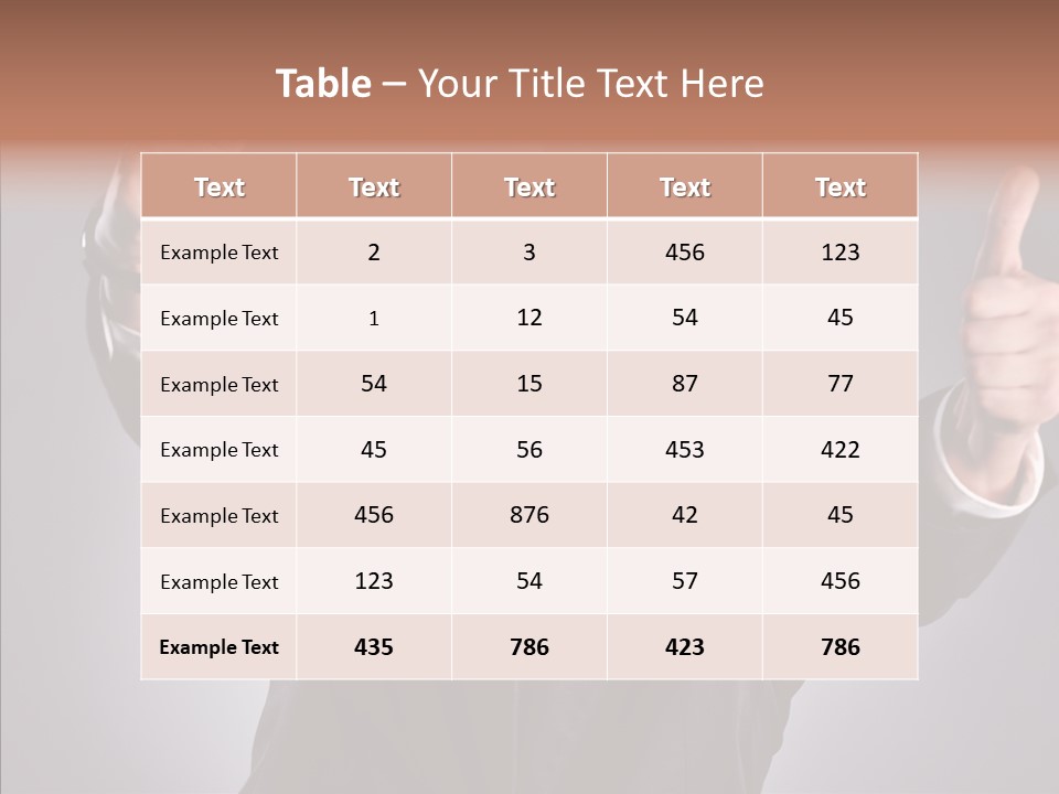 Fresh Lifestyle Model PowerPoint Template