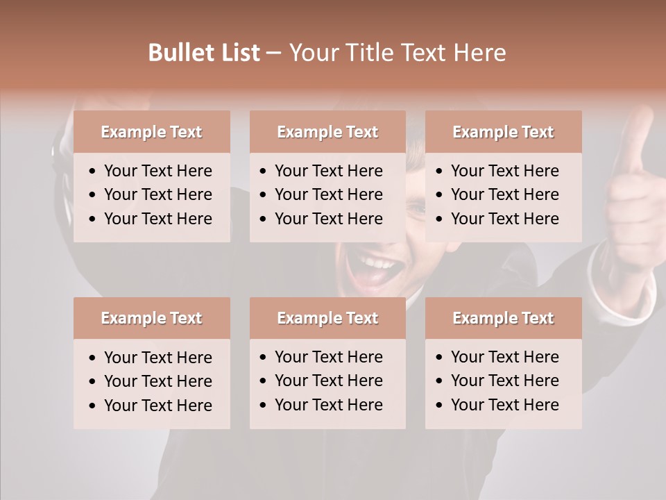 Fresh Lifestyle Model PowerPoint Template