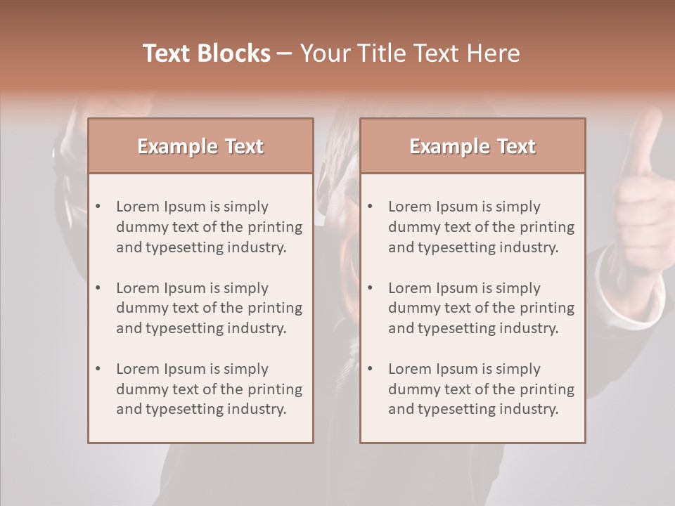Fresh Lifestyle Model PowerPoint Template