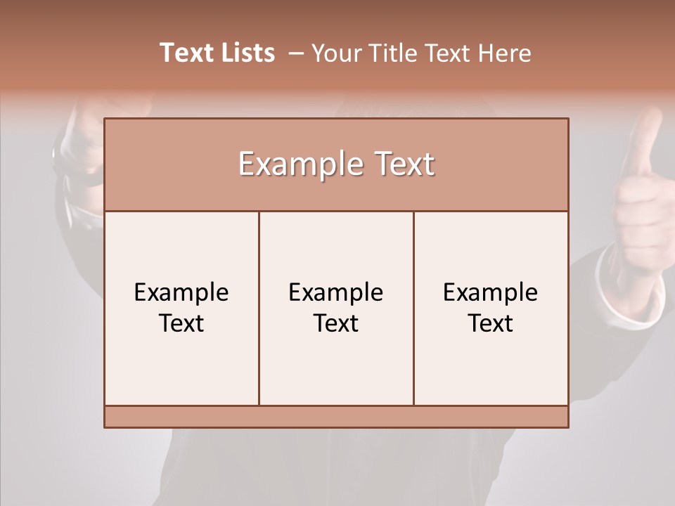 Fresh Lifestyle Model PowerPoint Template