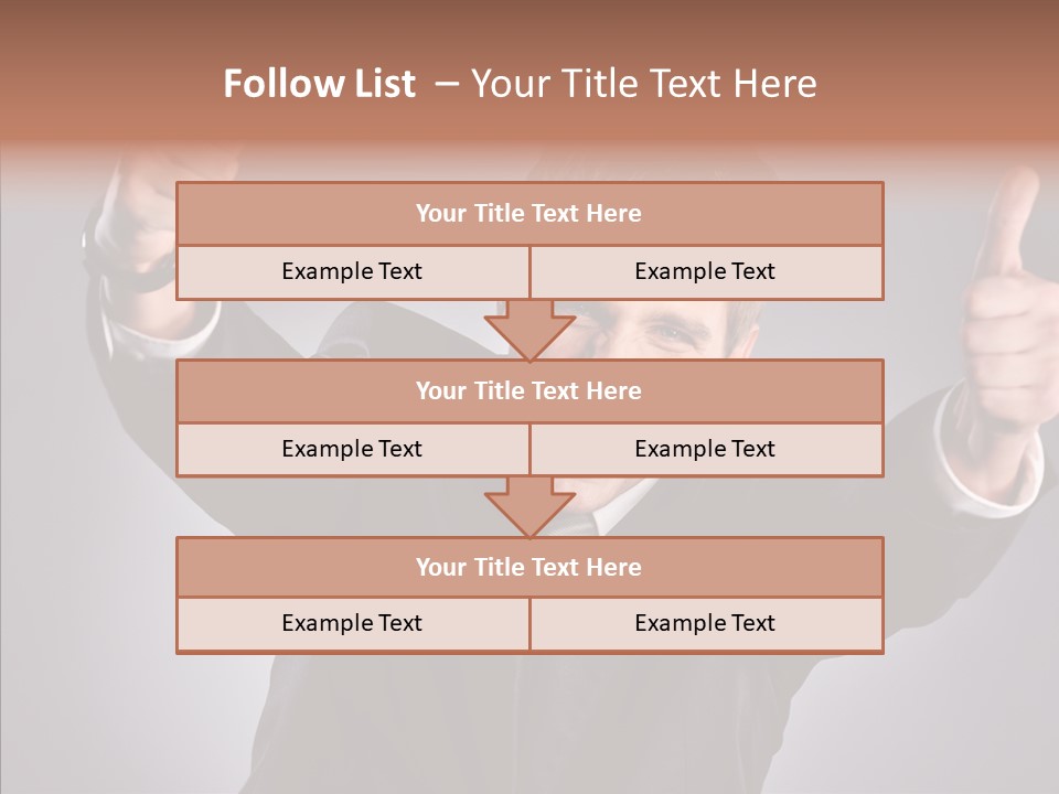 Fresh Lifestyle Model PowerPoint Template