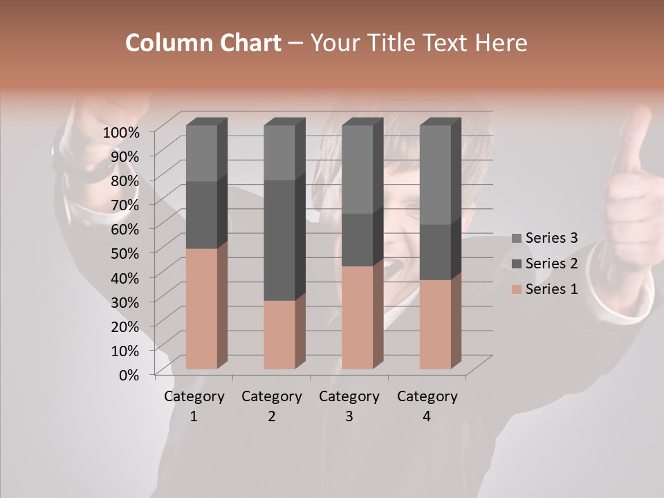 Fresh Lifestyle Model PowerPoint Template