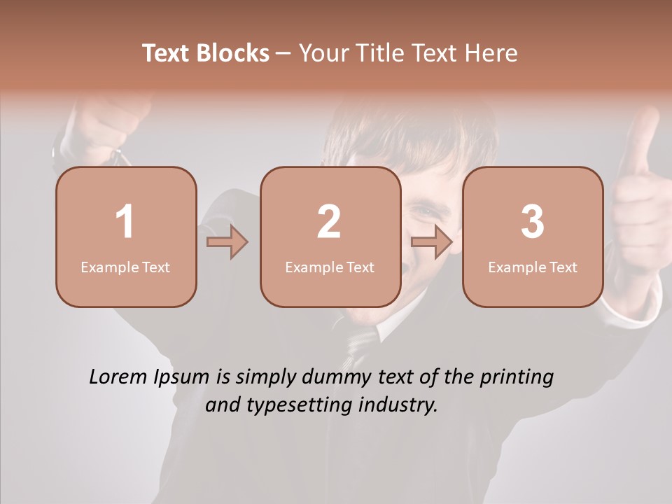 Fresh Lifestyle Model PowerPoint Template