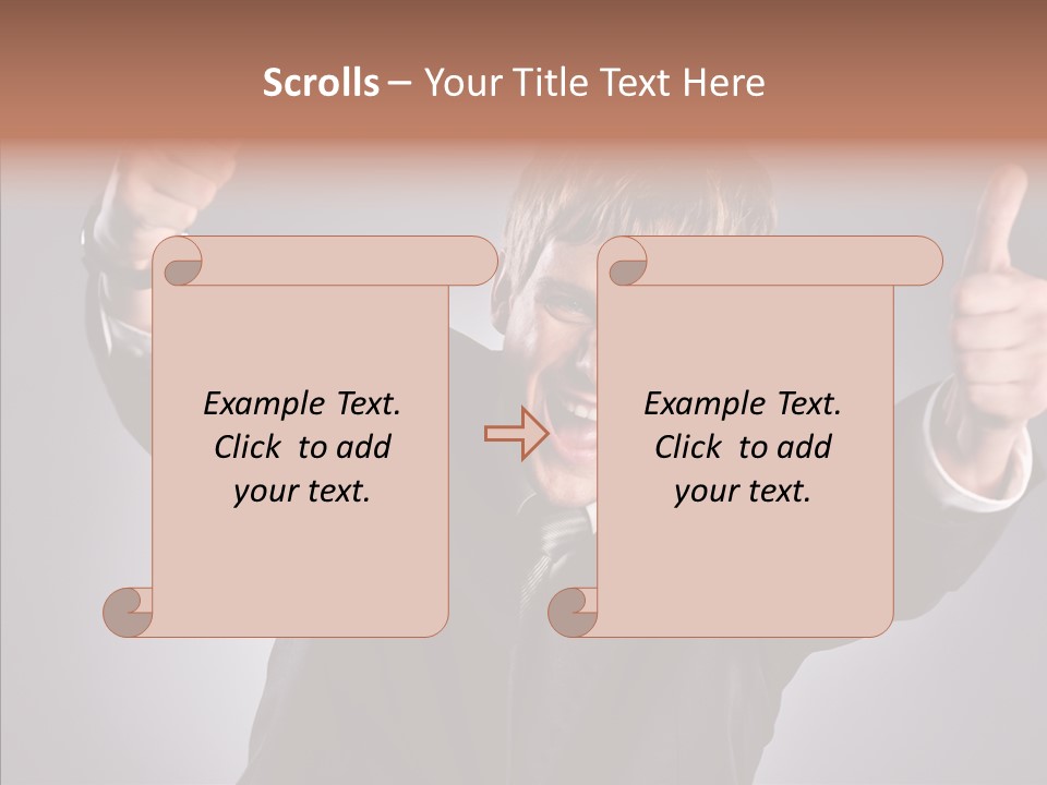 Fresh Lifestyle Model PowerPoint Template