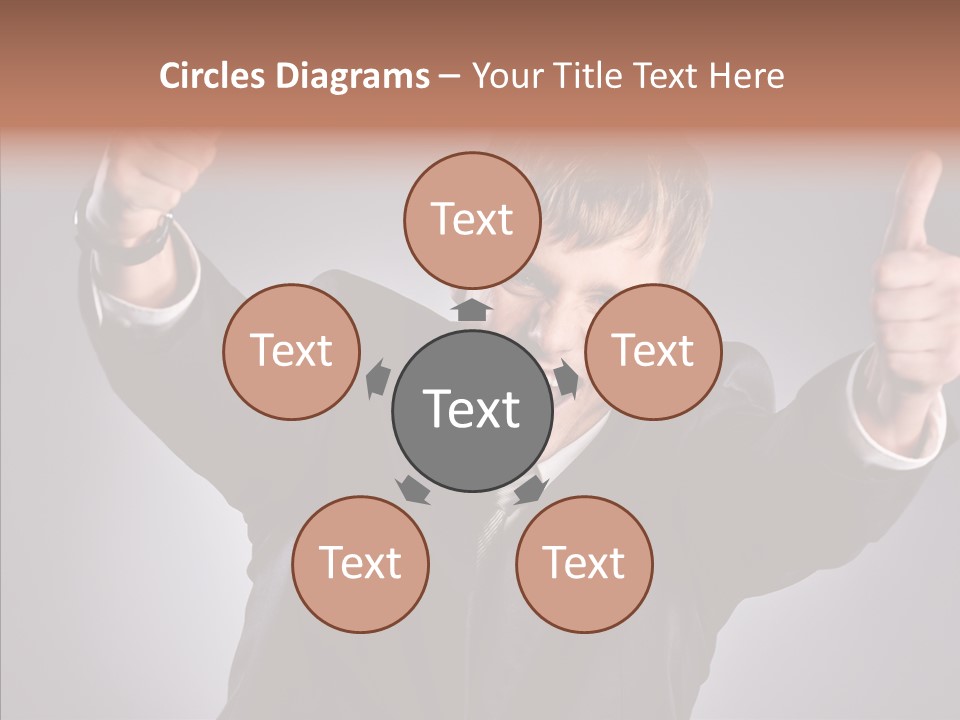 Fresh Lifestyle Model PowerPoint Template