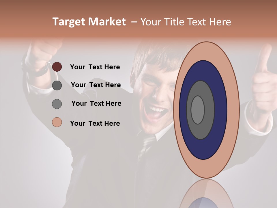 Fresh Lifestyle Model PowerPoint Template