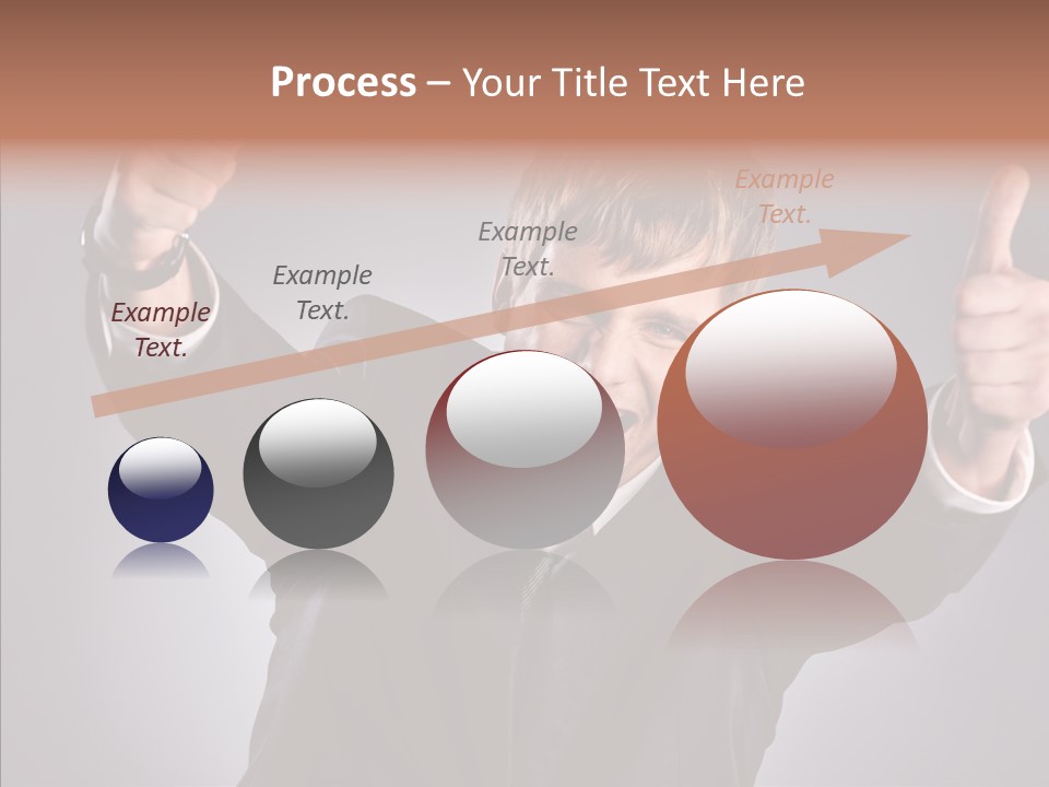 Fresh Lifestyle Model PowerPoint Template